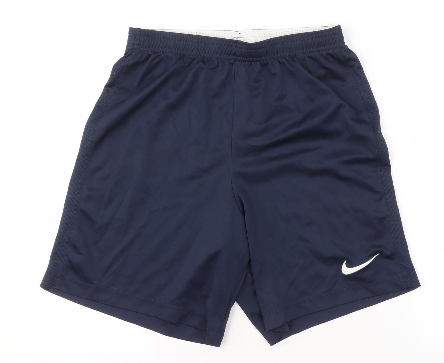 Nike Boys Athletic Shorts Blue XL with Quick Dry Fabric