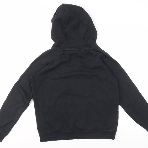 Nike Men's Black Pullover Hoodie, Size S, Logo Accent