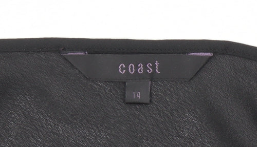 Coast Women's Black Camisole Tank, Size 14