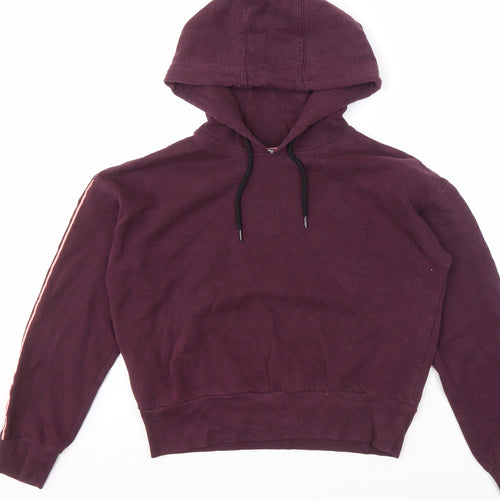 DKNY Women’s Purple Hoodie, Size S, Logo Accent
