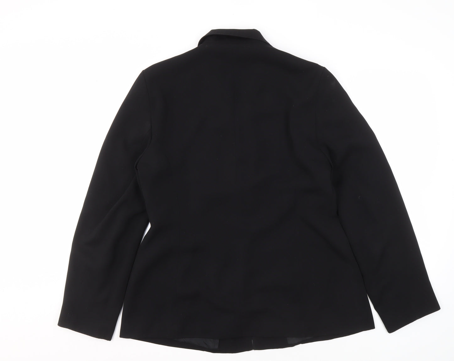 Wallis Women's Black Suit Jacket Blazer Size 14