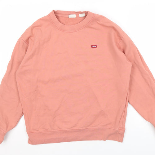 Levi's Men Pink Pullover Sweatshirt Small