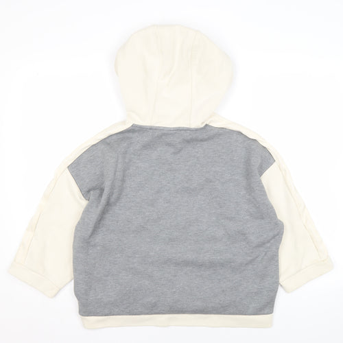 Puma Women's Ivory Hoodie Size 12 Comfortable Knit