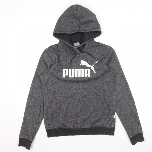 Puma Women's Grey Pullover Hoodie XS