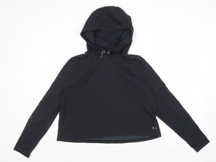 Under Armour Unisex Black Hoodie Large, Gym Training