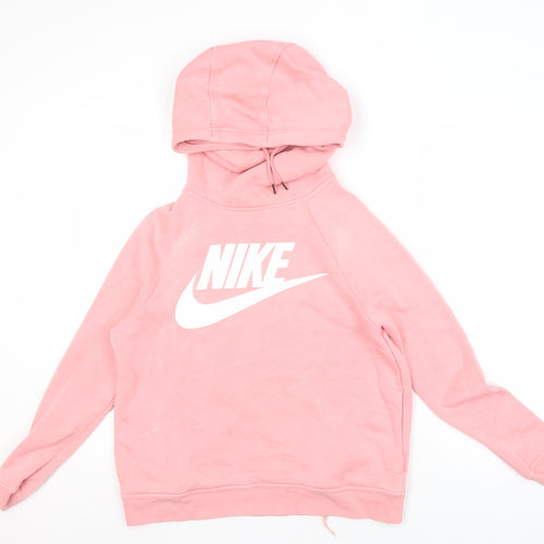 Nike Women's Pink Pullover Hoodie, Size S - Stylish & Comfy