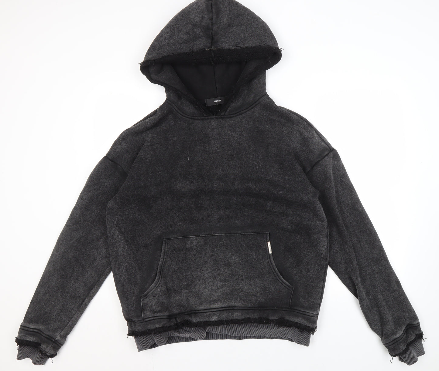 GH.OST Black Pullover Hoodie Men's Size S
