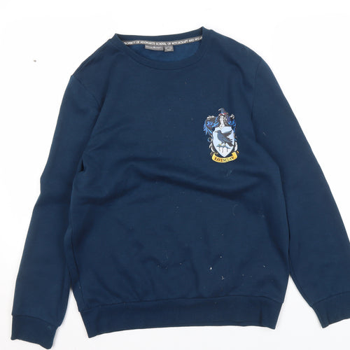Harry Potter Women's Navy Sweatshirt Ravenclaw Badge S