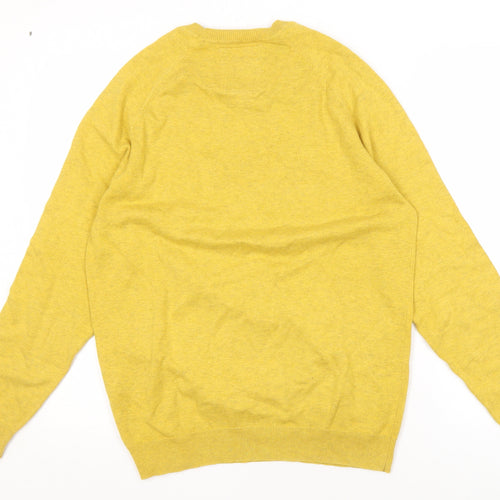 Superdry Men's Yellow L Pullover Jumper Casual