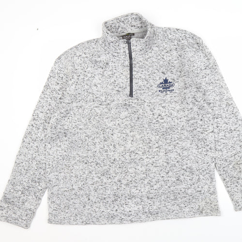 Atlas For Men Grey Pullover Sweatshirt Men's L