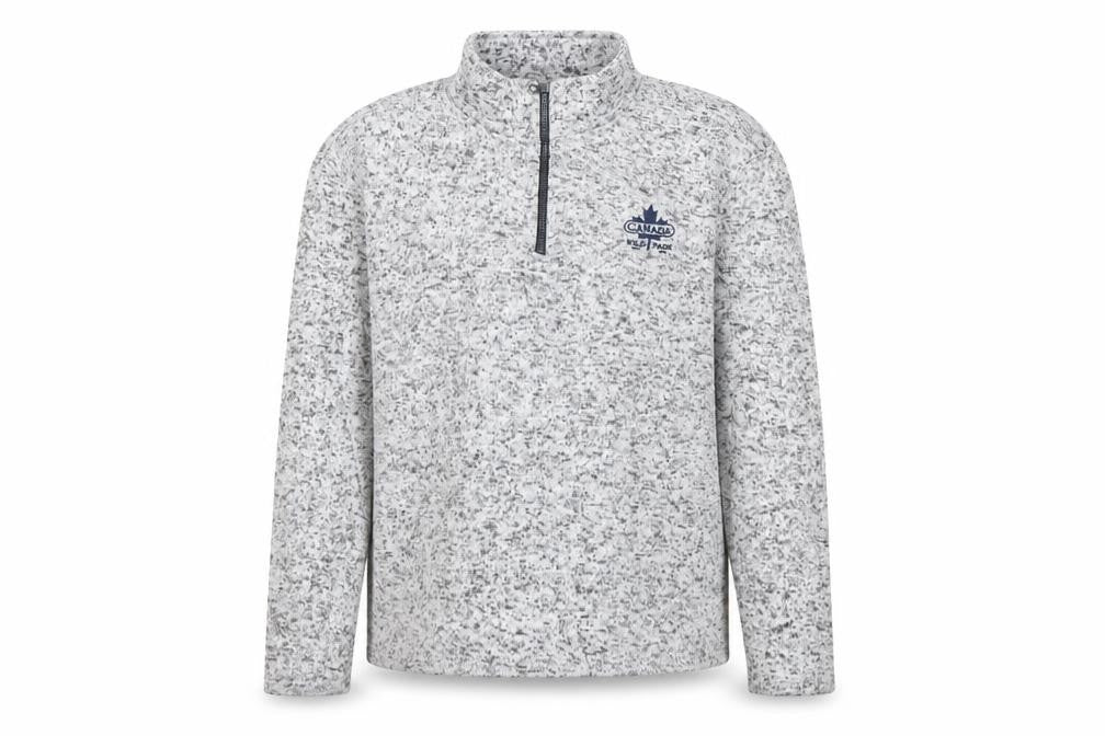 Front view of Atlas For Men Grey Pullover Sweatshirt Men's L