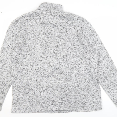 Atlas For Men Grey Pullover Sweatshirt Men's L