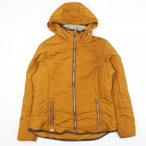 Regatta Women's Orange Puffer Jacket Size 14 Hooded