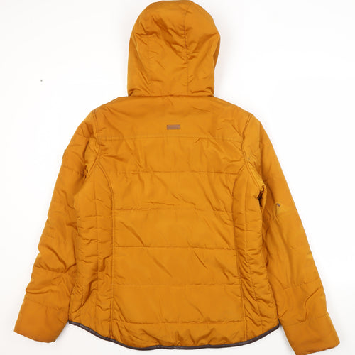 Regatta Women's Orange Puffer Jacket Size 14 Hooded