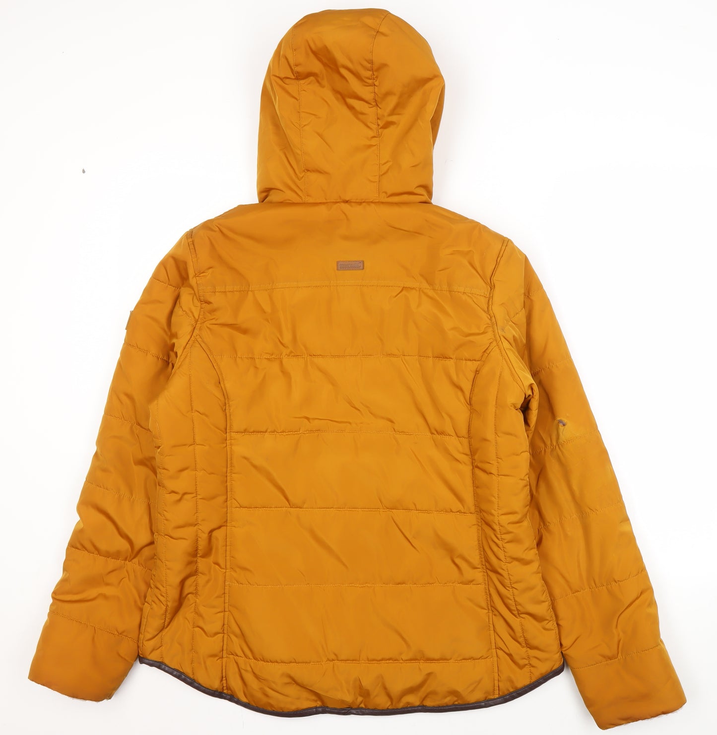Regatta Women's Orange Puffer Jacket Size 14 Hooded