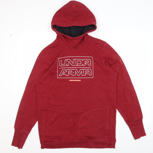 Under Armour Men's Red Pullover Hoodie Size S