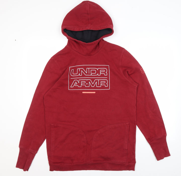 Under Armour Men's Red Pullover Hoodie Size S
