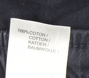Damart Women's Blue Cotton Trousers - Size 20