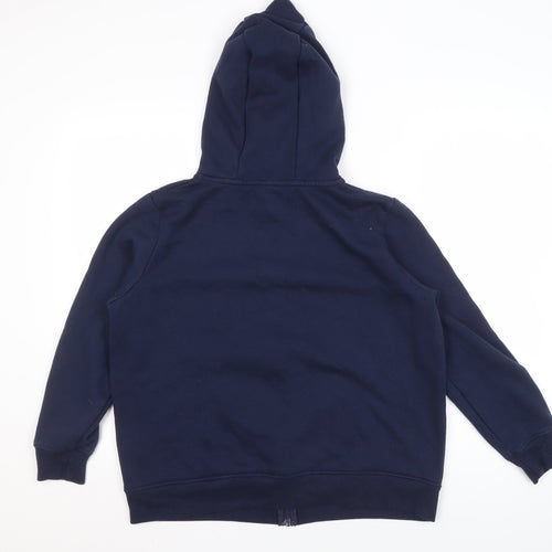 UEFA 2022 Women's Blue Full Zip Hoodie, Size 14, Sports Casual