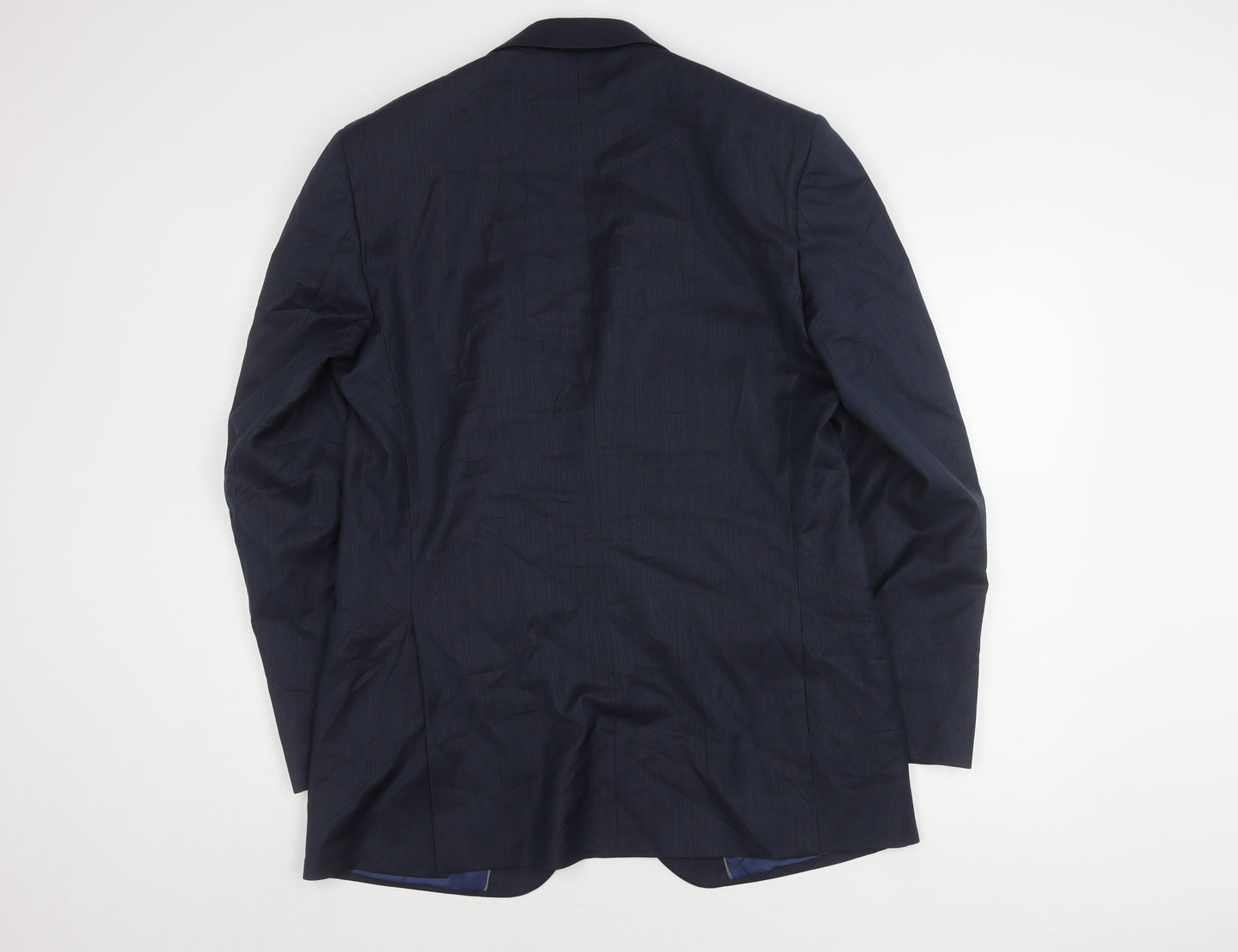 Marks and Spencer Men's Blue Long Blazer Size 42L