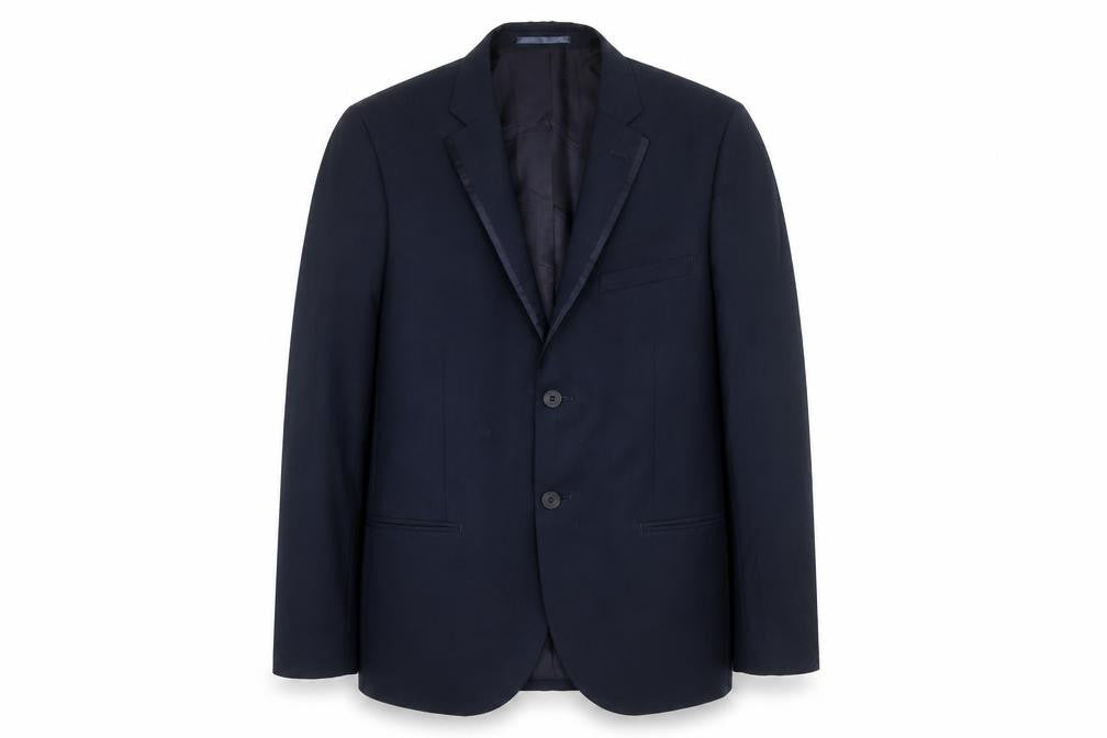 Front view of FCUK Men's Blue Blazer, size 38, Formal Wear