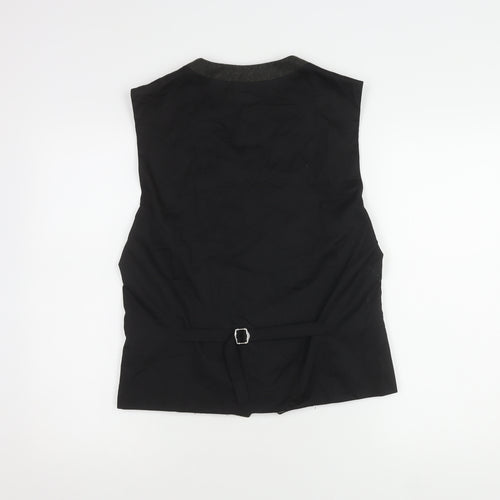 Next Men's Grey Wool Waistcoat Size 38R Regular Fit