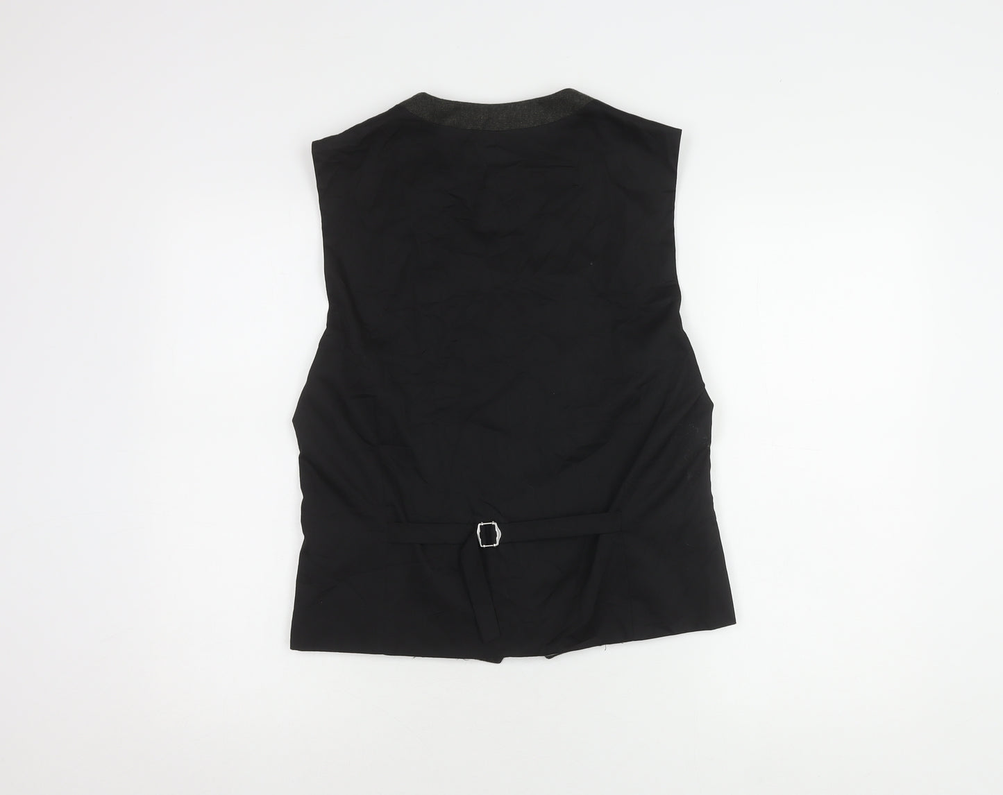 Next Men's Grey Wool Waistcoat Size 38R Regular Fit