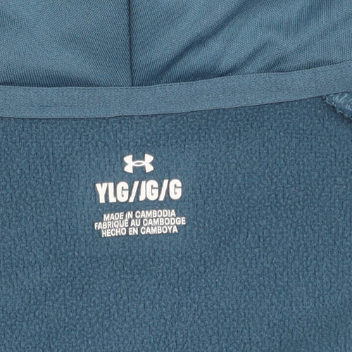Under Armour Blue Boys Track Jacket Size 10
