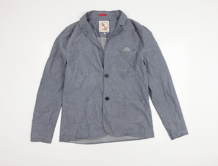 The True Heritage Men's Blue Blazer, L, Notch Lapel