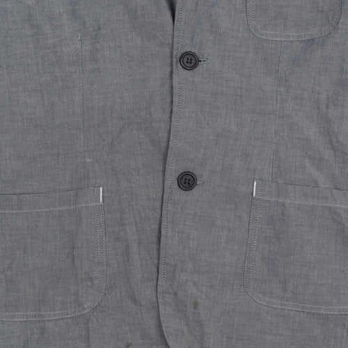 The True Heritage Men's Blue Blazer, L, Notch Lapel