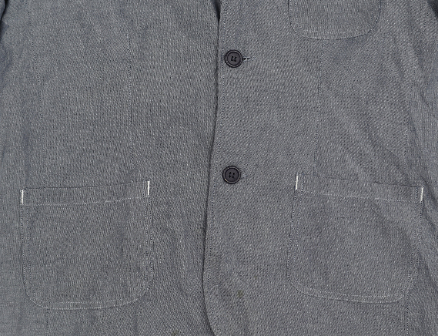 The True Heritage Men's Blue Blazer, L, Notch Lapel