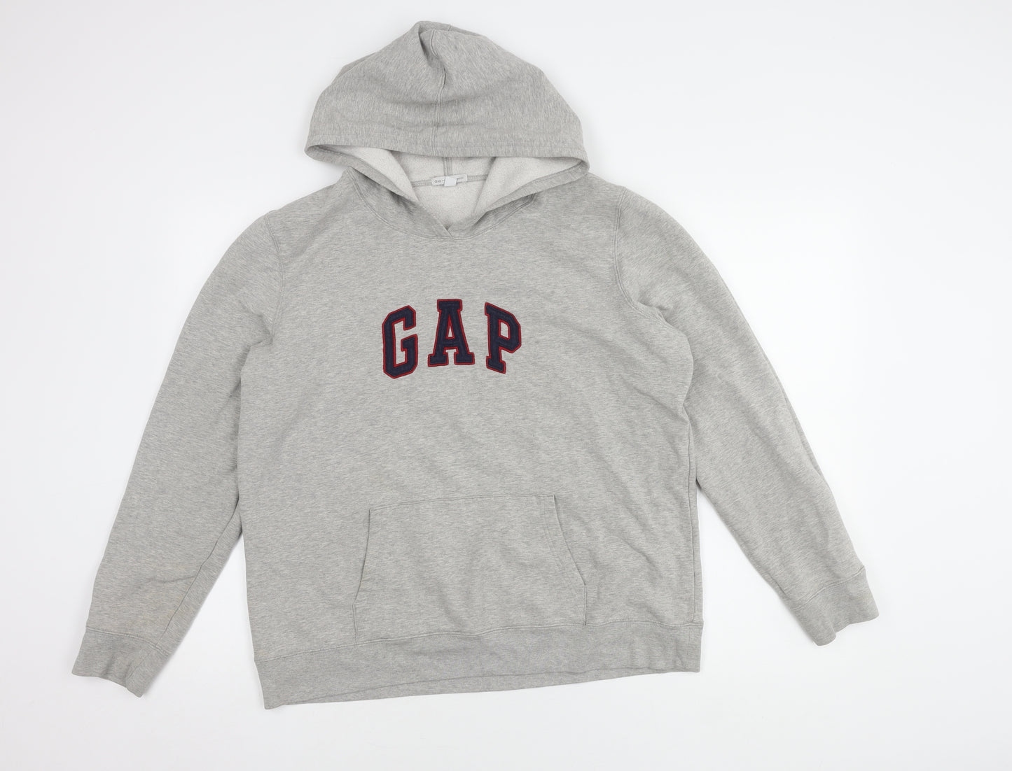 Gap Unisex Grey XL Logo Hoodie Pullover Casual