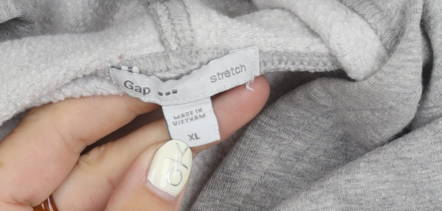 Gap Unisex Grey XL Logo Hoodie Pullover Casual