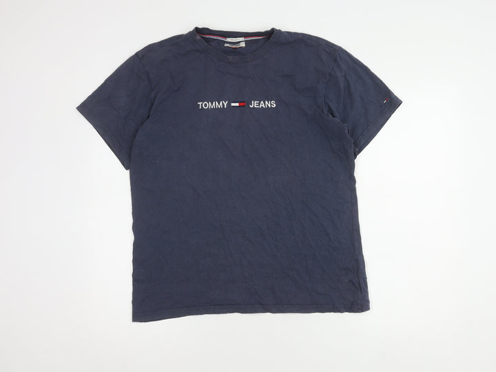 Tommy Jeans Men's Blue Medium Regular Fit T-Shirt