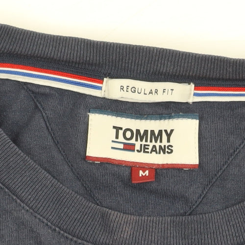 Tommy Jeans Men's Blue Medium Regular Fit T-Shirt