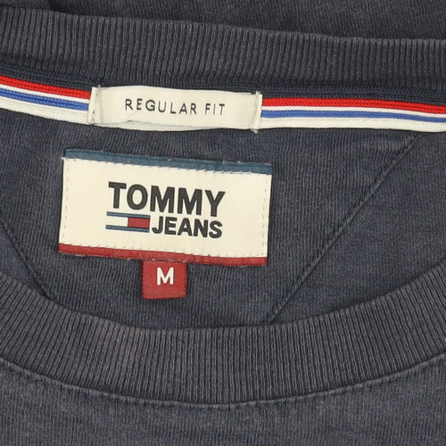 Tommy Jeans Men's Blue Medium Regular Fit T-Shirt