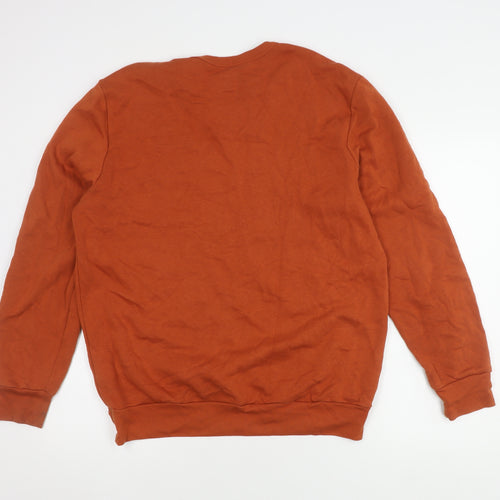 GAP Men's Brown Logo Pullover Sweatshirt L