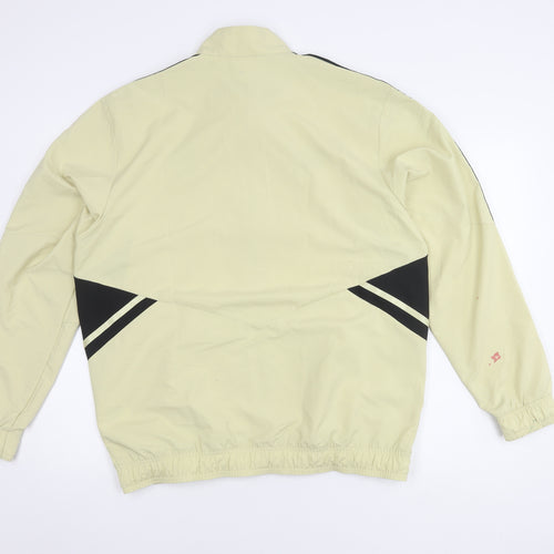 Adidas Men's Beige Track Jacket L with Pockets