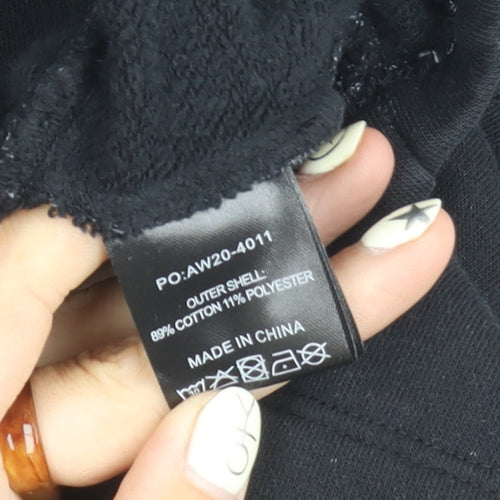 Hush Black Dress, Women, Size 6, Long Sleeve, Ruffle Accents