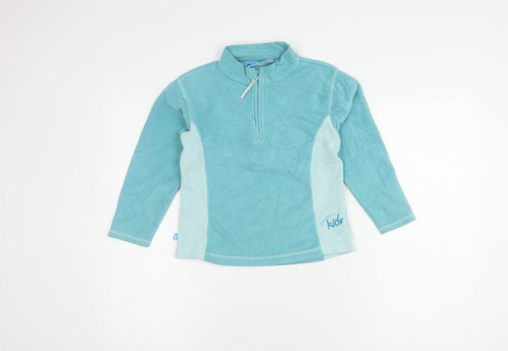 Mountain Life Boys Blue Fleece 1/4 Zip Jacket, 7-8 Years