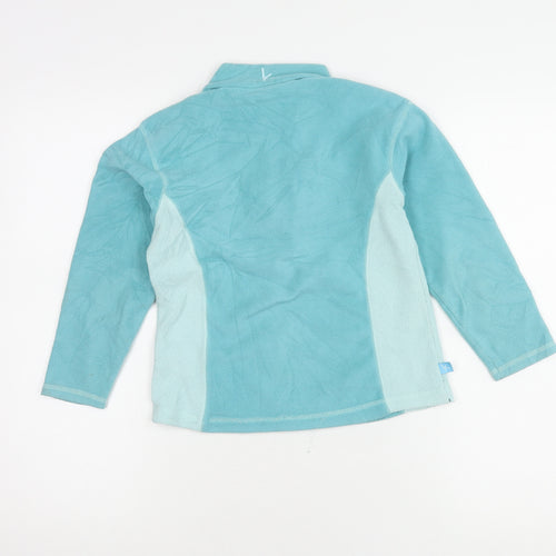 Mountain Life Boys Blue Fleece 1/4 Zip Jacket, 7-8 Years