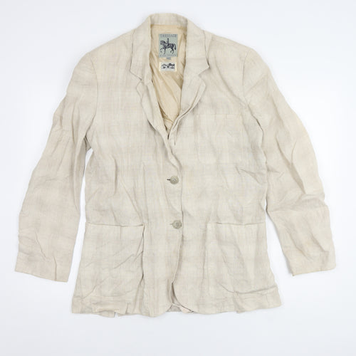 Dressage by Paul Costelloe Womens White Suit Jacket, UK 12, Lined