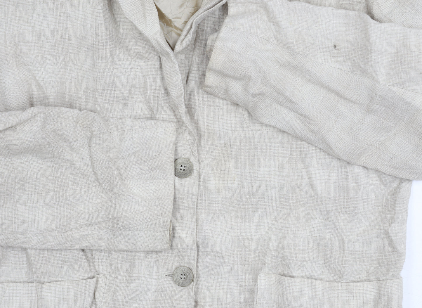 Dressage by Paul Costelloe Womens White Suit Jacket, UK 12, Lined