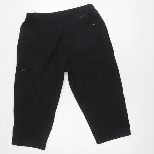 Mountain Warehouse Women's Black Cargo Trousers Size 14