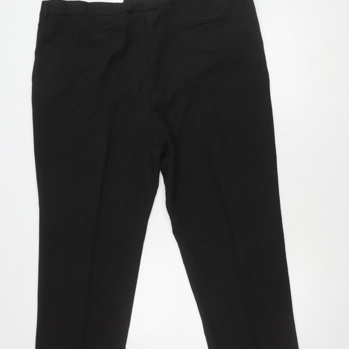 JBC Weaves Men's Black Trousers 44 X 31