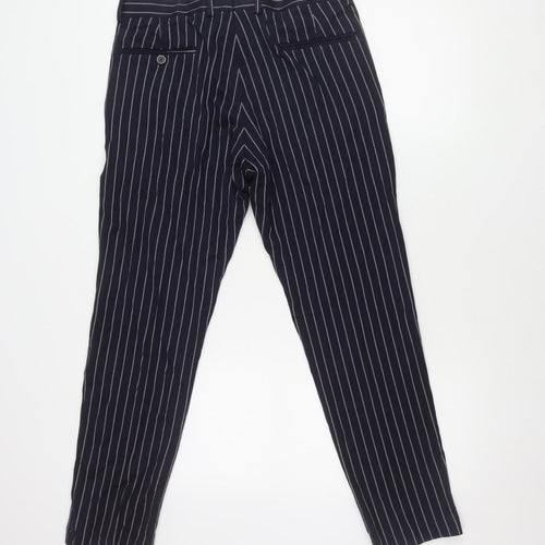 Blackberrys Men's Blue Striped Trousers Size 32
