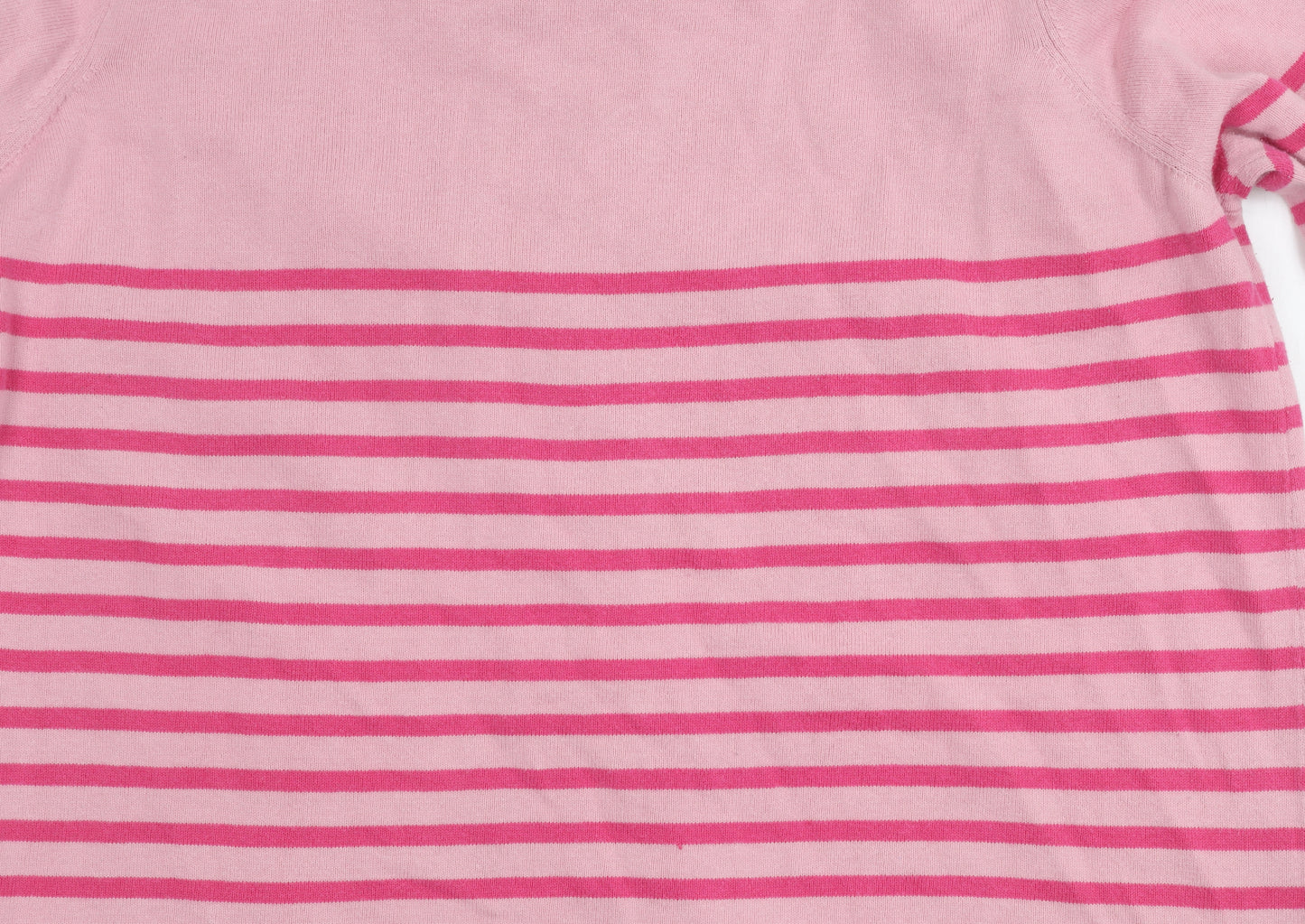 Joules Women's Pink Striped Cardigan Size 14