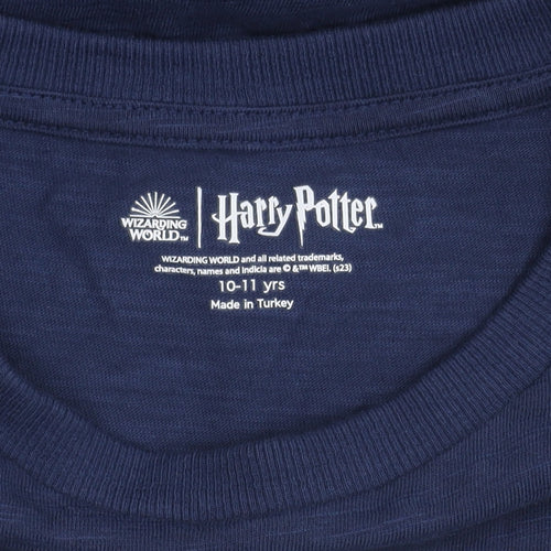 Marks and Spencer Boys Blue Harry Potter T-Shirt Size 10-11 Yrs
