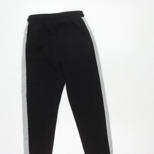 Slazenger Boys Black Joggers 11-12 Years Colourblock