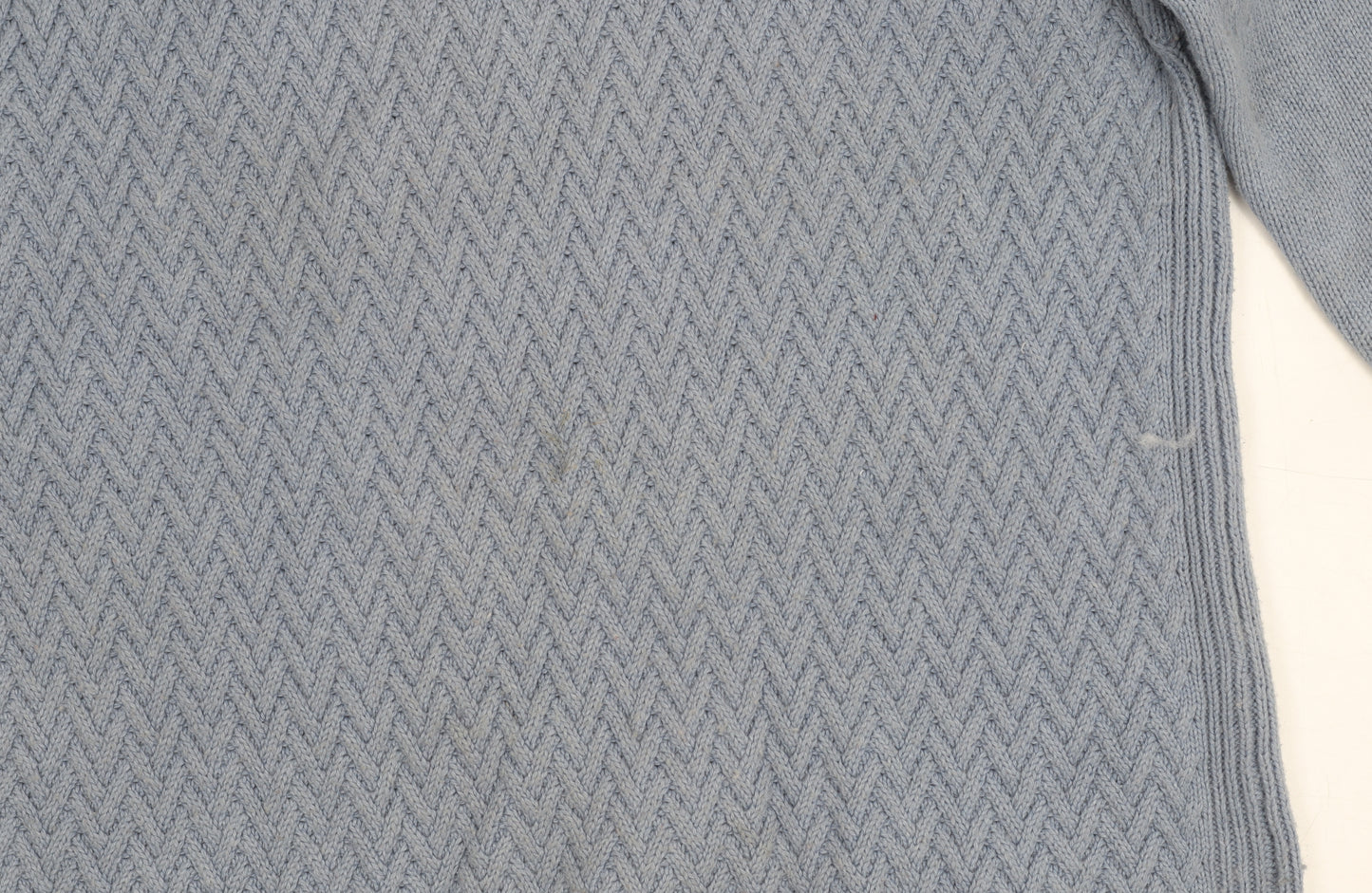 Crew Clothing Women's Blue/Grey Roll Neck Jumper Size 10